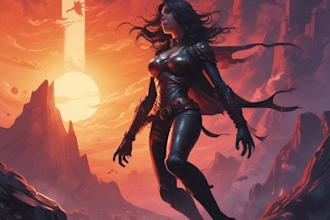 comic book illustration with comic book illustrator