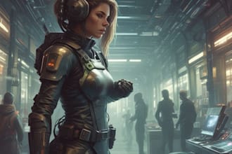concept art for science fiction