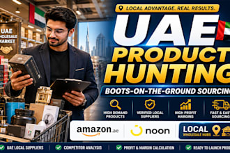 do uae local product sourcing for amazon, noon, shopify