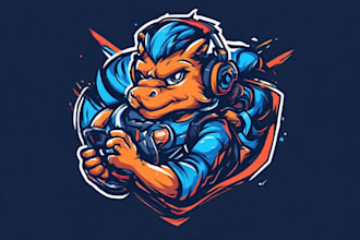 design cartoon ,mascot,gaming, and animal character logo