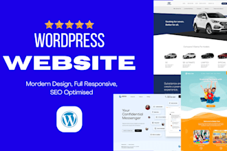 design and develop wordpress website developement