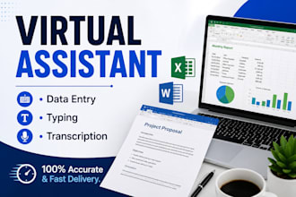 do data entry, typing, and transcription