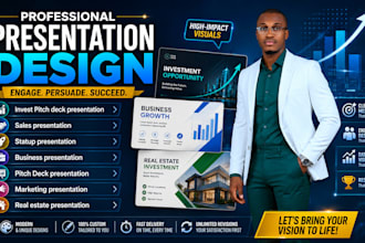 design business powerpoint presentation and investor pitch deck