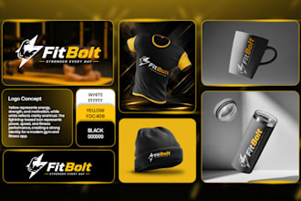 design a professional logo, branding kit and brand identity
