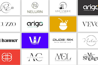 deliver minimal, wordmark, lettermark and text based logo