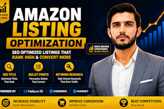 optimize amazon fba listing with SEO and keyword research
