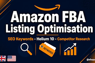 optimize your amazon fba listing for SEO