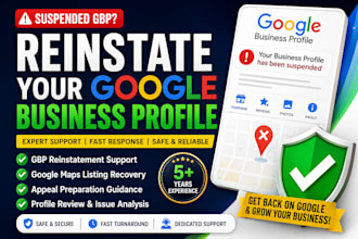 reinstate your suspended google business profile gbp
