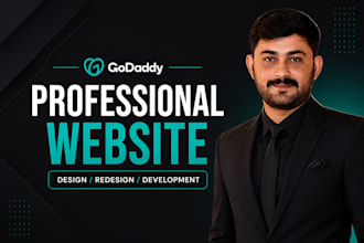 design or redesign godaddy website with airo and SEO