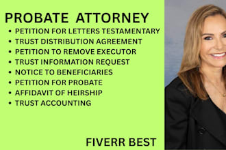 be your probate lawyer for executor disputes, trusts and inheritance matters