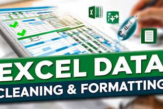 clean, format, merge, split, excel data