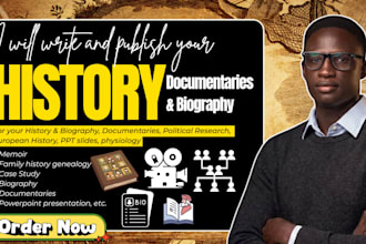 write history ebook writer genealogy documentary biography memoir amazon kdp