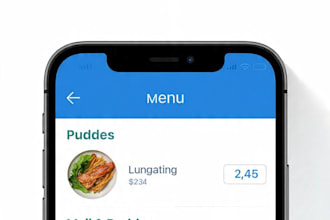 create simple shop menu app for restaurant cafe and shops