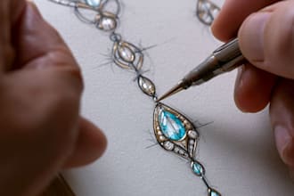 create stylish jewelry sketch design for you