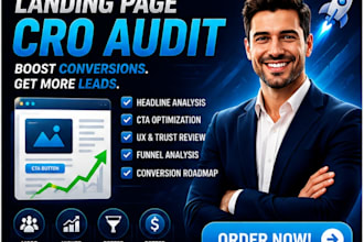 audit your landing page cro to improve conversion performance