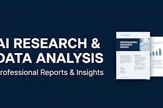 do ai assisted research, data analysis and professional reports