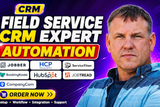 setup jobber hcp servicetitan bookingkoala hubspot jobtread companycan CRM