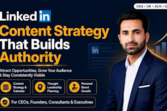 create linkedin b2b content strategy and ghostwriting for leads