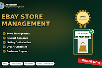 manage your ebay dropshipping wholesale store and listings
