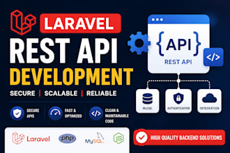 create rest API in laravel PHP