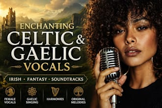 sing enchanting irish celtic and gaelic female vocals