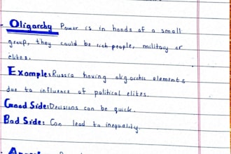 make beautiful handwritten study notes