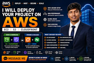 deploy your website on AWS ec2 s3 and cloudfront