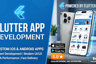your flutter developer for ios and android app development