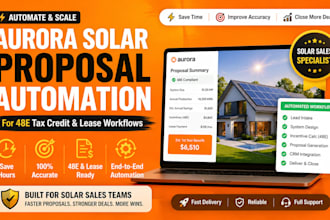 automate aurora solar proposals post 25d 48e lease only federal tax credit rules