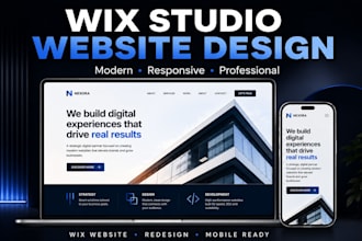 design wix website wix studio website and wix website redesign