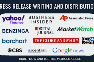 write press release and press release distribution to top media PR distribution