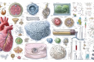 do medical, scientific and biology illustrations for you