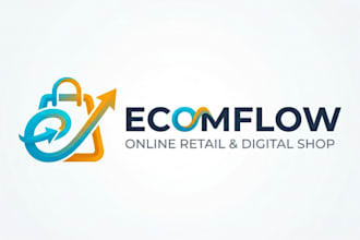 design a modern  logo for ecommerce, online shop , retail and digital store