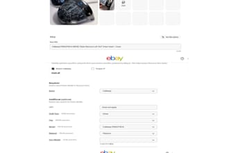 do ebay product listing and product research