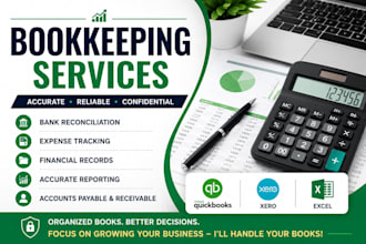 do bookkeeping for your business using quickbooks or tally prime