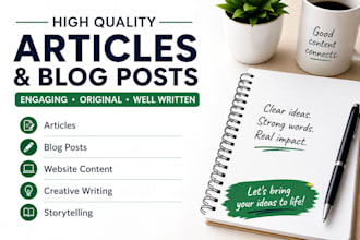write engaging blog posts and informative articles