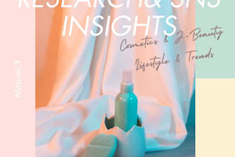 do japan market research for cosmetics, lifestyle, and trends with sns insights