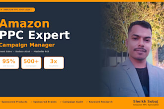 setup and manage amazon PPC campaign to increase sales and reduce acos