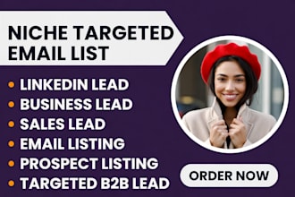 niche targeted email list marketing for your business leads