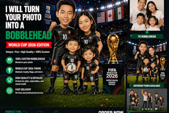 turn your photo into a bobblehead