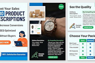 write high converting product descriptions for your e commerce store