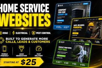 build a website that gets leads for home service businesses