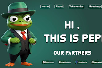 crypto token website, coin, meme website
