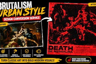 design modern aesthetic design for your social media post