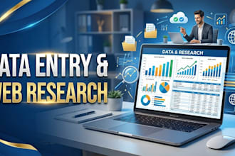 do professional data entry and web research services