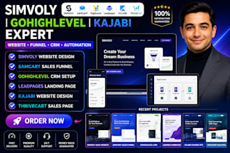 do simvoly, samcart, gohighlevel, lead pages, kajabi, thrivecart landing page