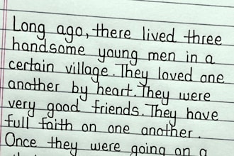 write anything with my beautiful handwriting