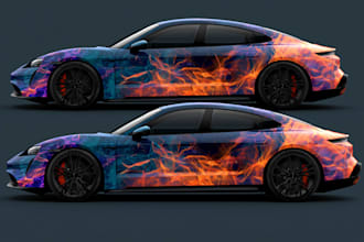 create van wrap, vehicle wrap, car wrap design