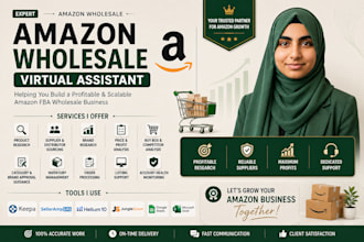 be your amazon fba whole sale virtual assistant