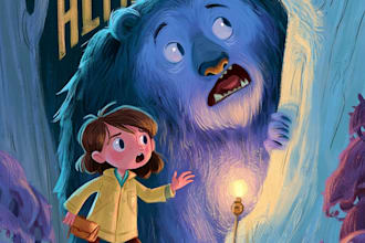 childrens book cover  illustration bundle